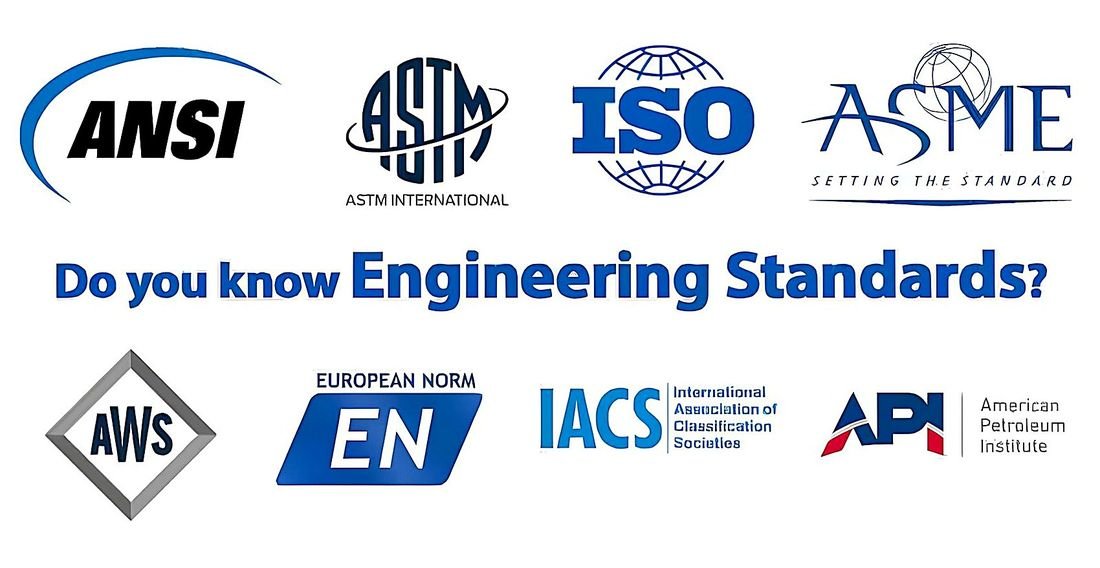Engineering standards Kinetic Engineering complies with: ANSI, ASTM, ISO, ASME, AWS, EN, IACS and API