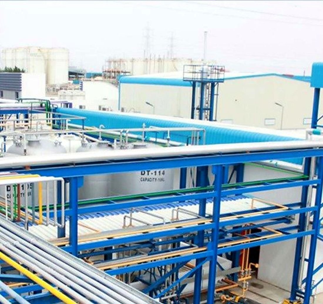 Process piping network fabricated to ASME B31.3